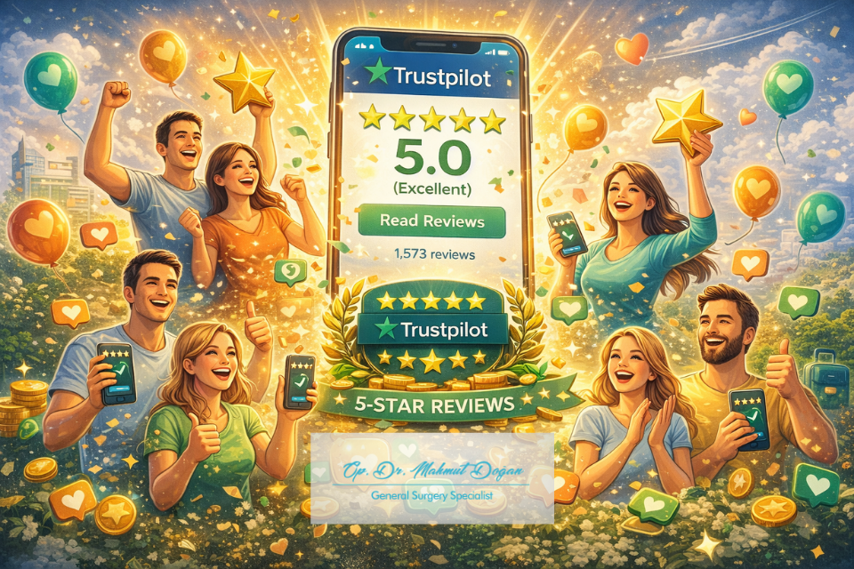 Güven Asla Tesadüften İbaret Değil: Trustpilotta Yüzlerce Gerçek Hasta Yorumuyla 4.9 Puanımız 